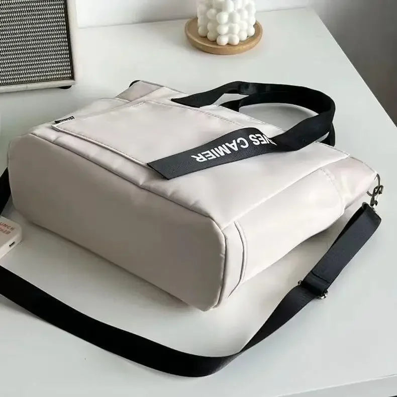 New Casual Large Capacity Waterproof Nylon Shoulder Tote Bag