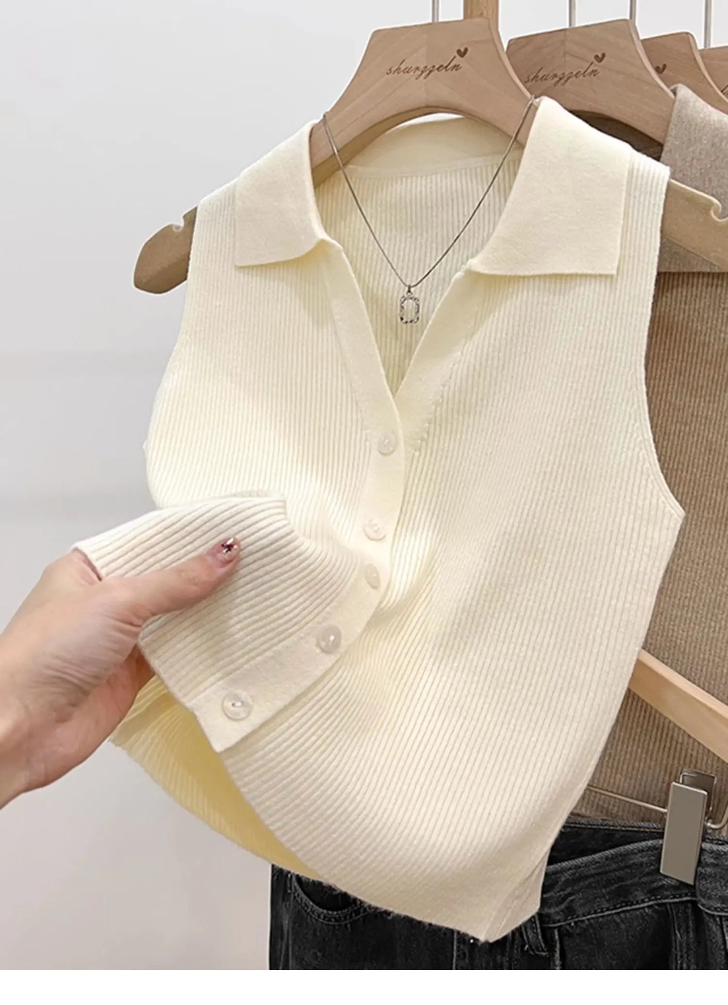 Slim Korean Knitted Cardigan