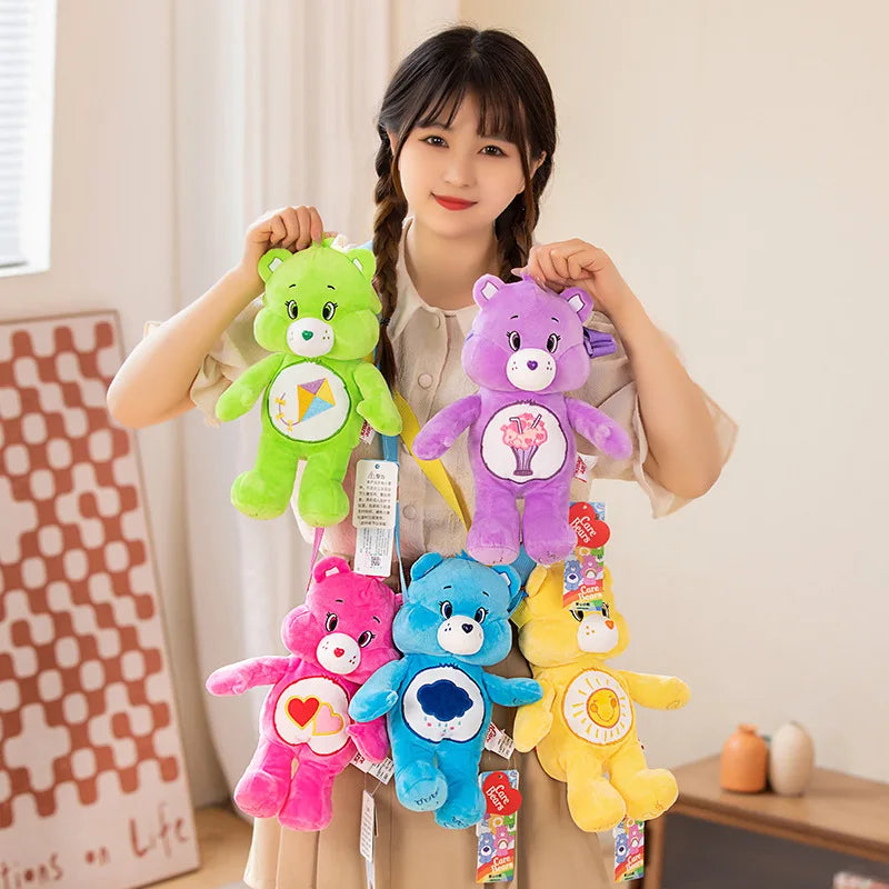 Care Bears Colorful Plush Bear Backpack