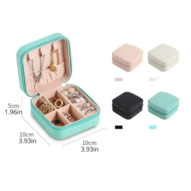 Luxury Mini Jewelry Box in Synthetic Leather
