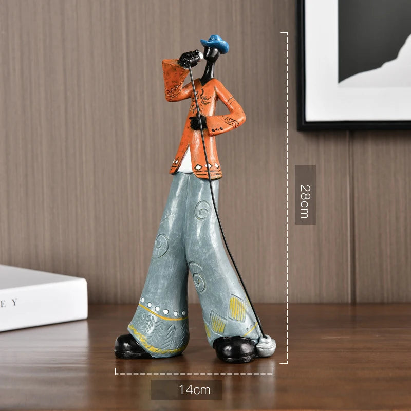 Decorative Sculpture of an American Band