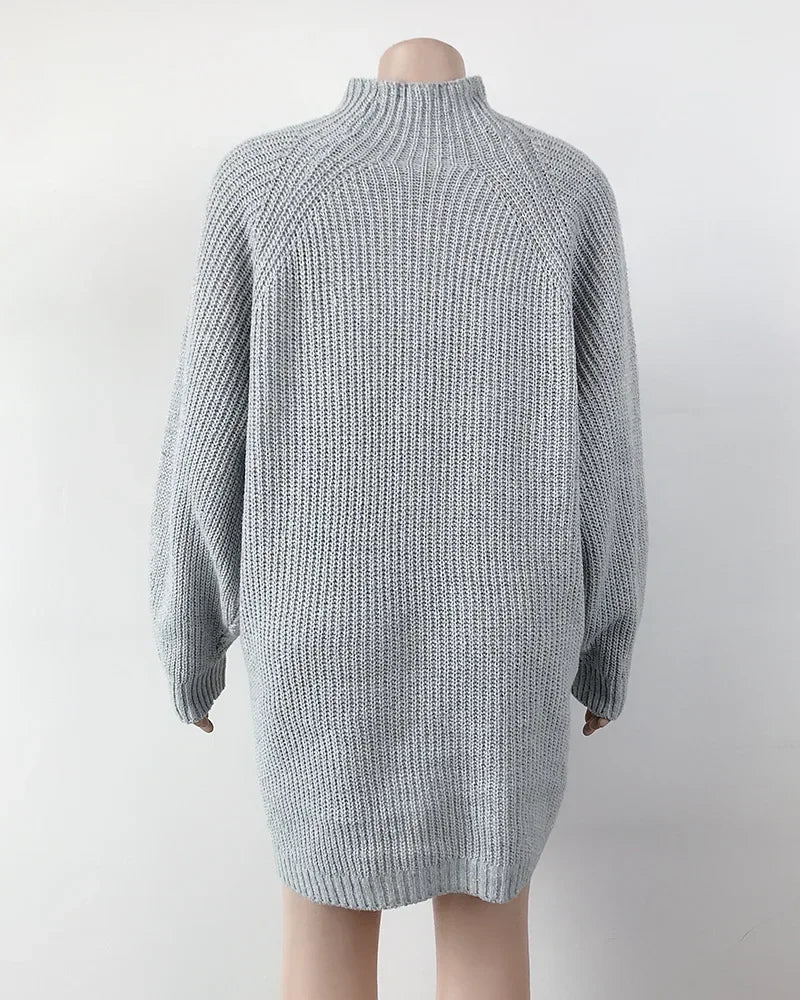 Vintage Long Sleeve Sweater Dress
