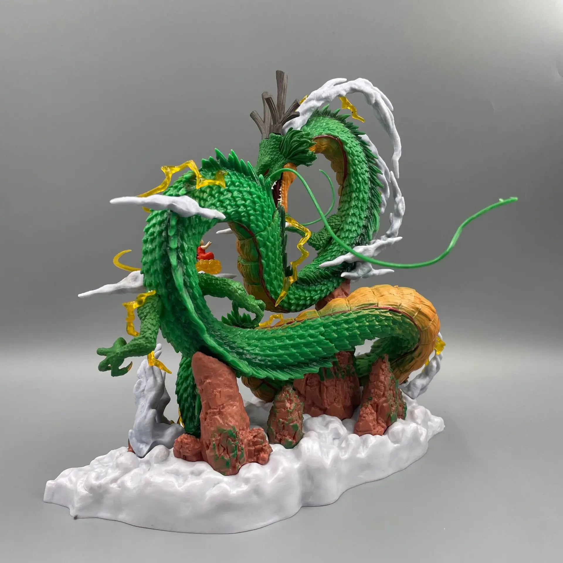 Dragon Ball Shenron Statue with Goku