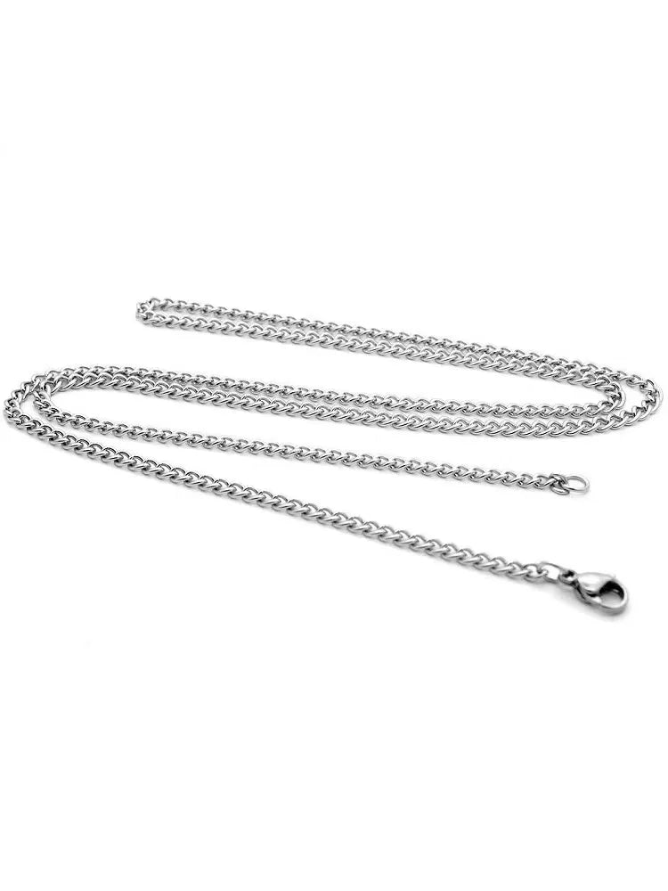 3mm Cuban Chain – Stainless Steel