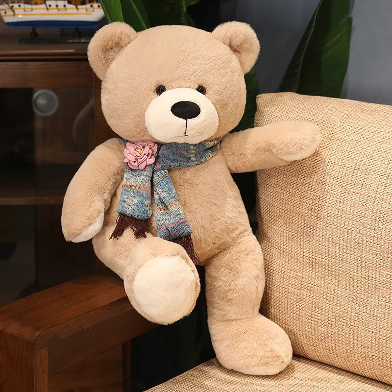 Teddy Bear with Scarf – Soft and Fluffy