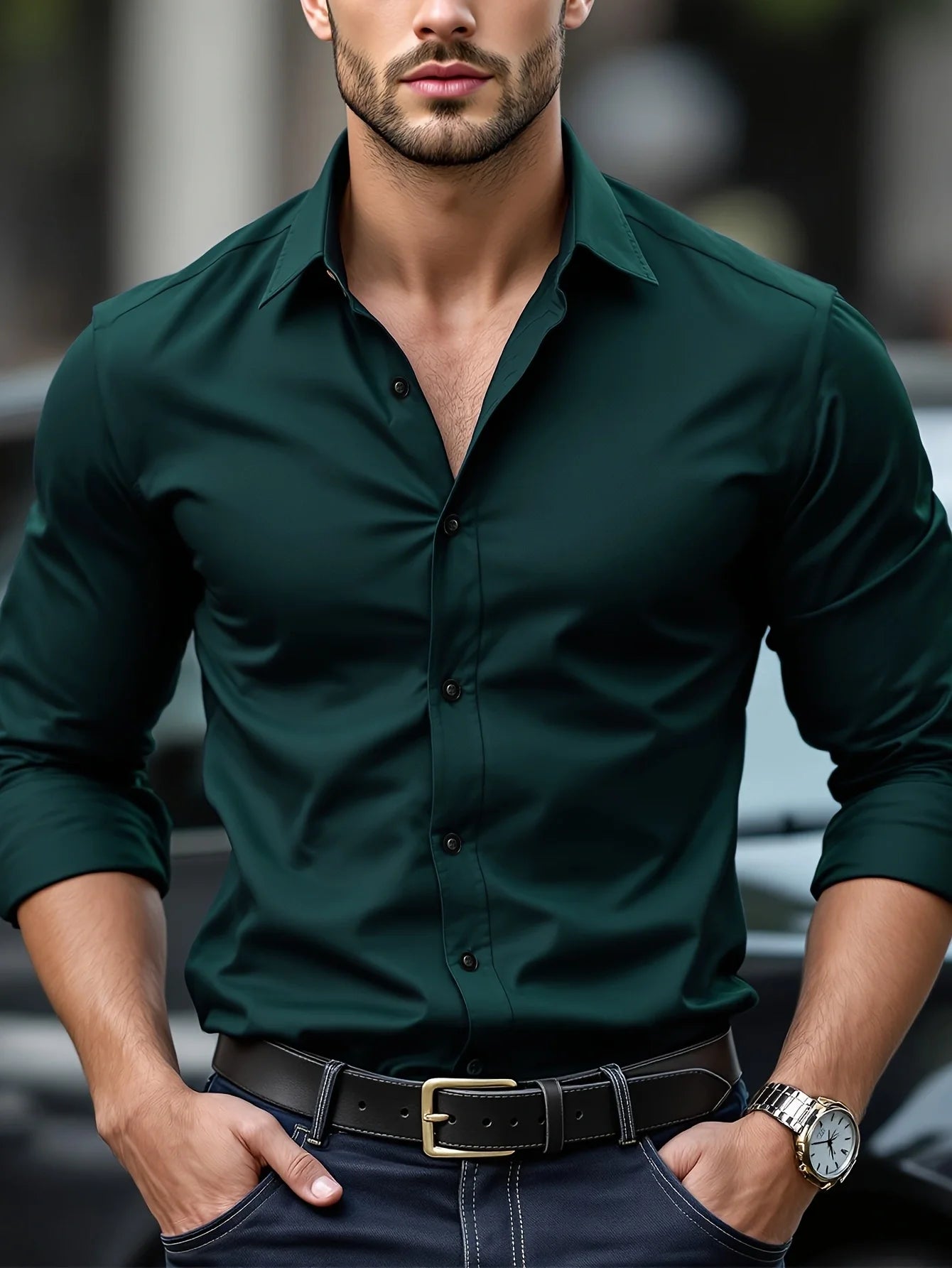 Elegant and Versatile Dress Shirt