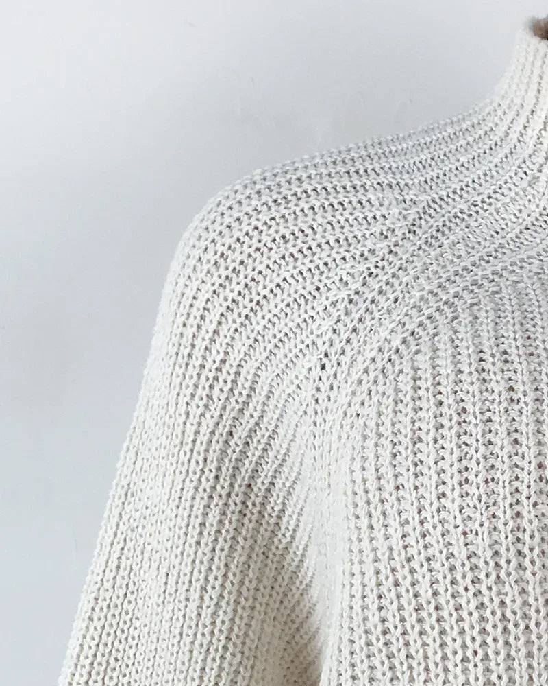 Vintage Long Sleeve Sweater Dress