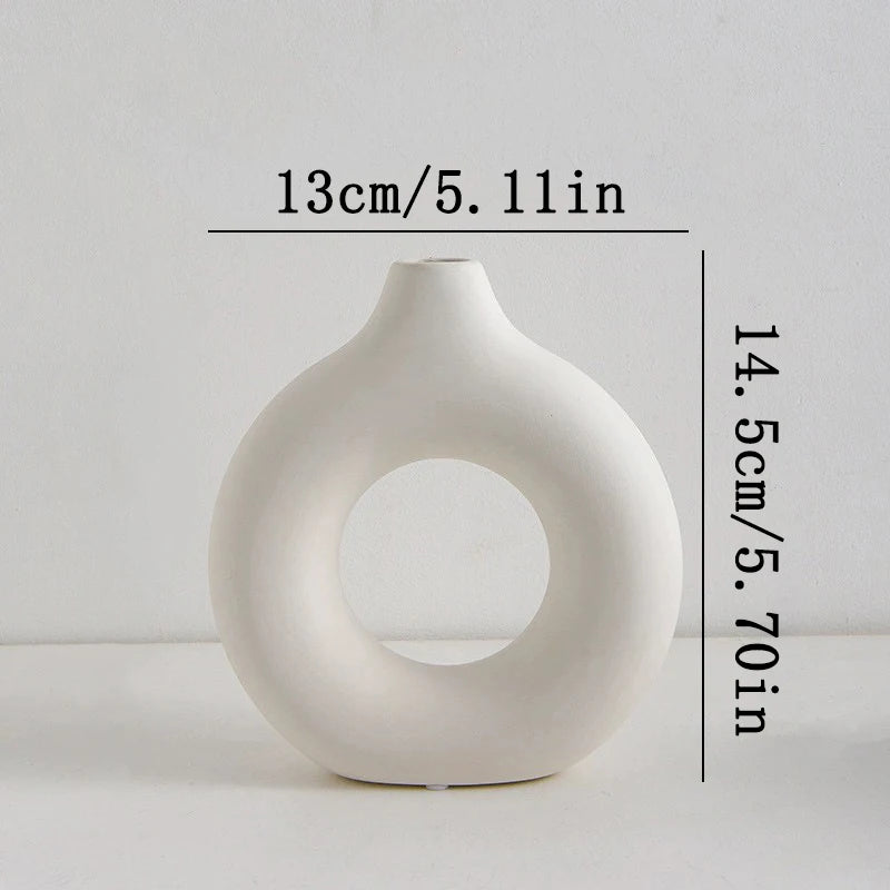Decorative Plastic Vase for Living Room