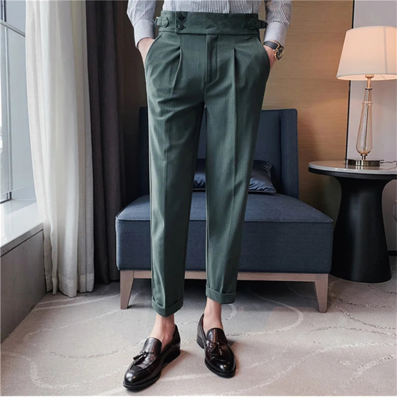 Men's slim fit office pants