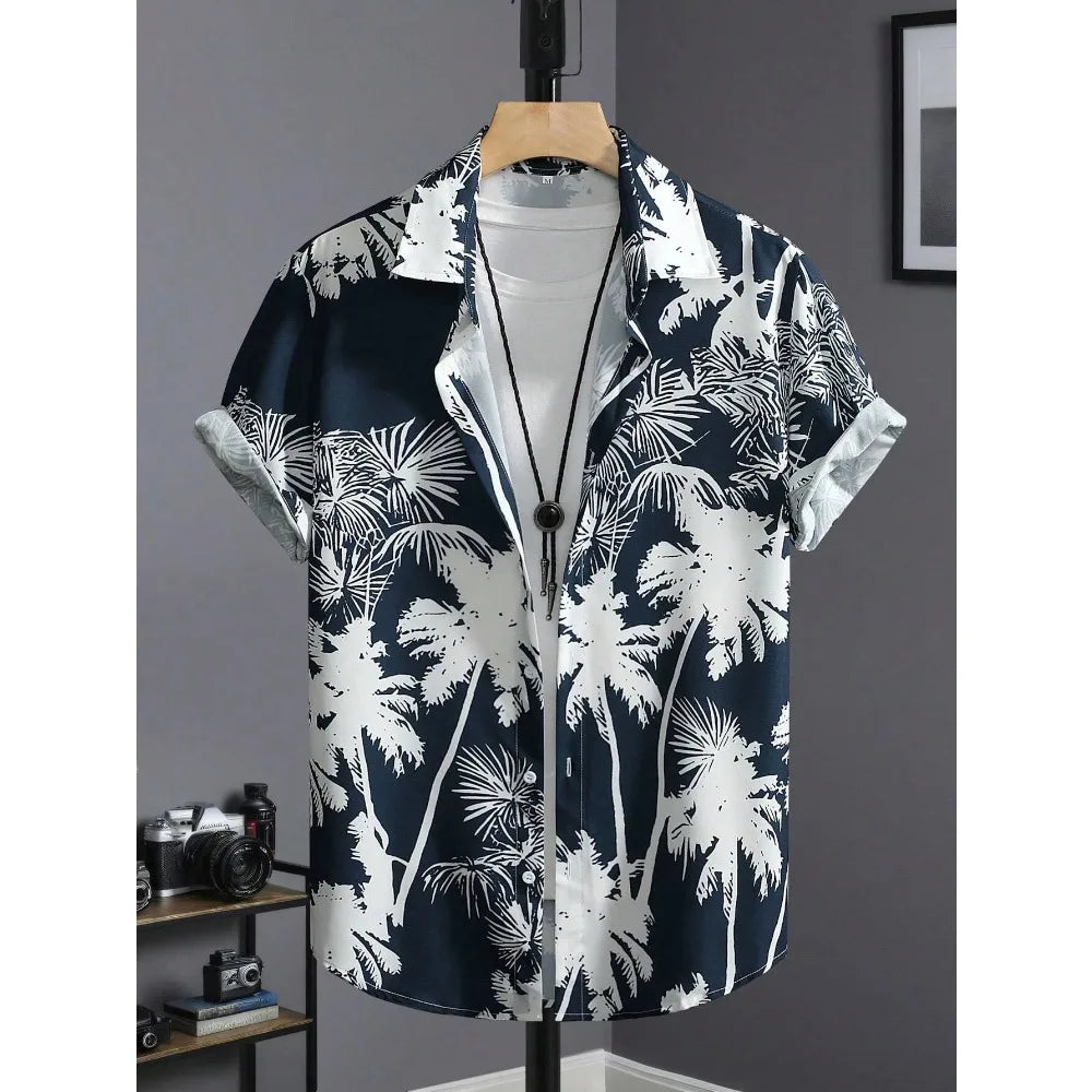 Stylish Vintage Men's Beach Shirt