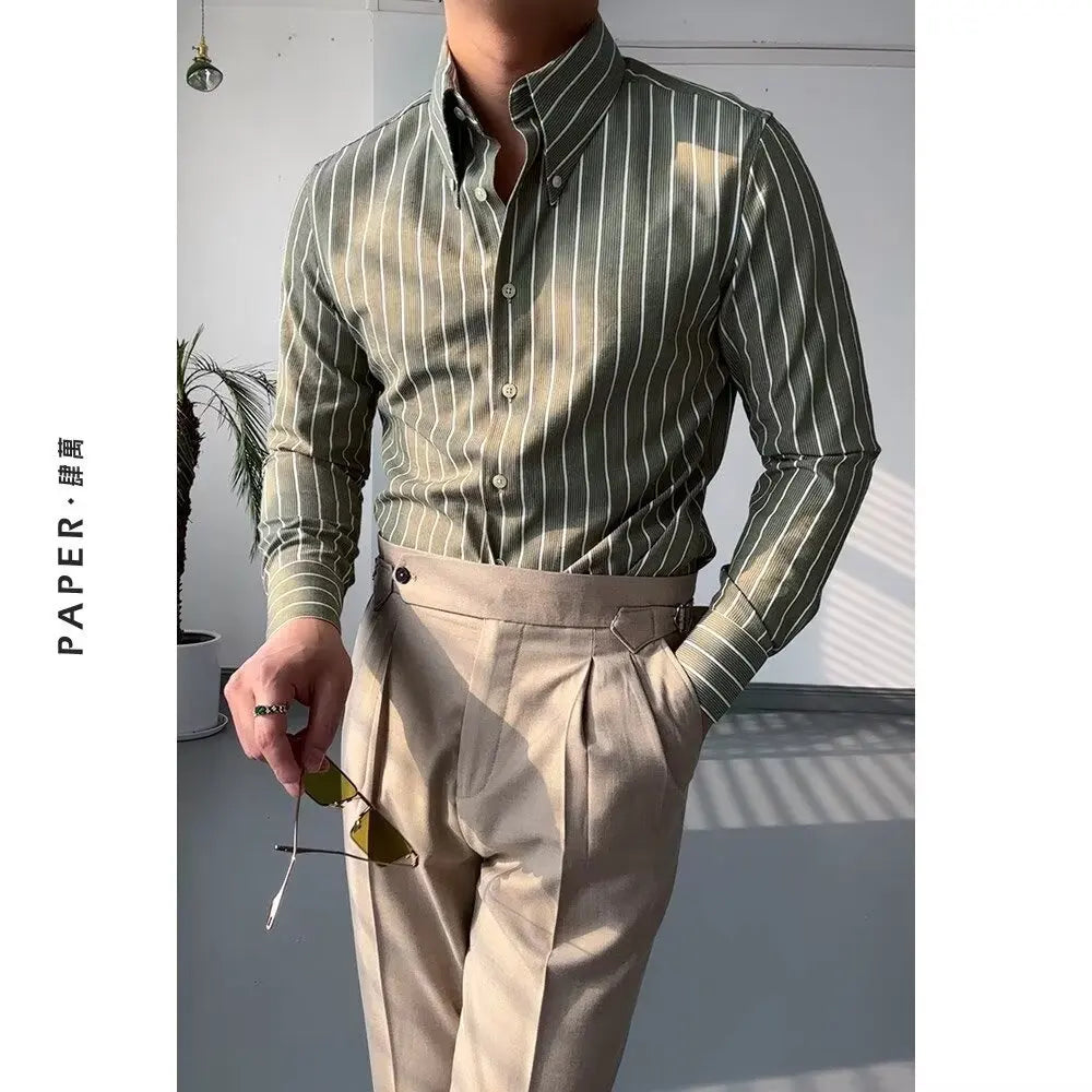Striped Long Sleeve Shirt
