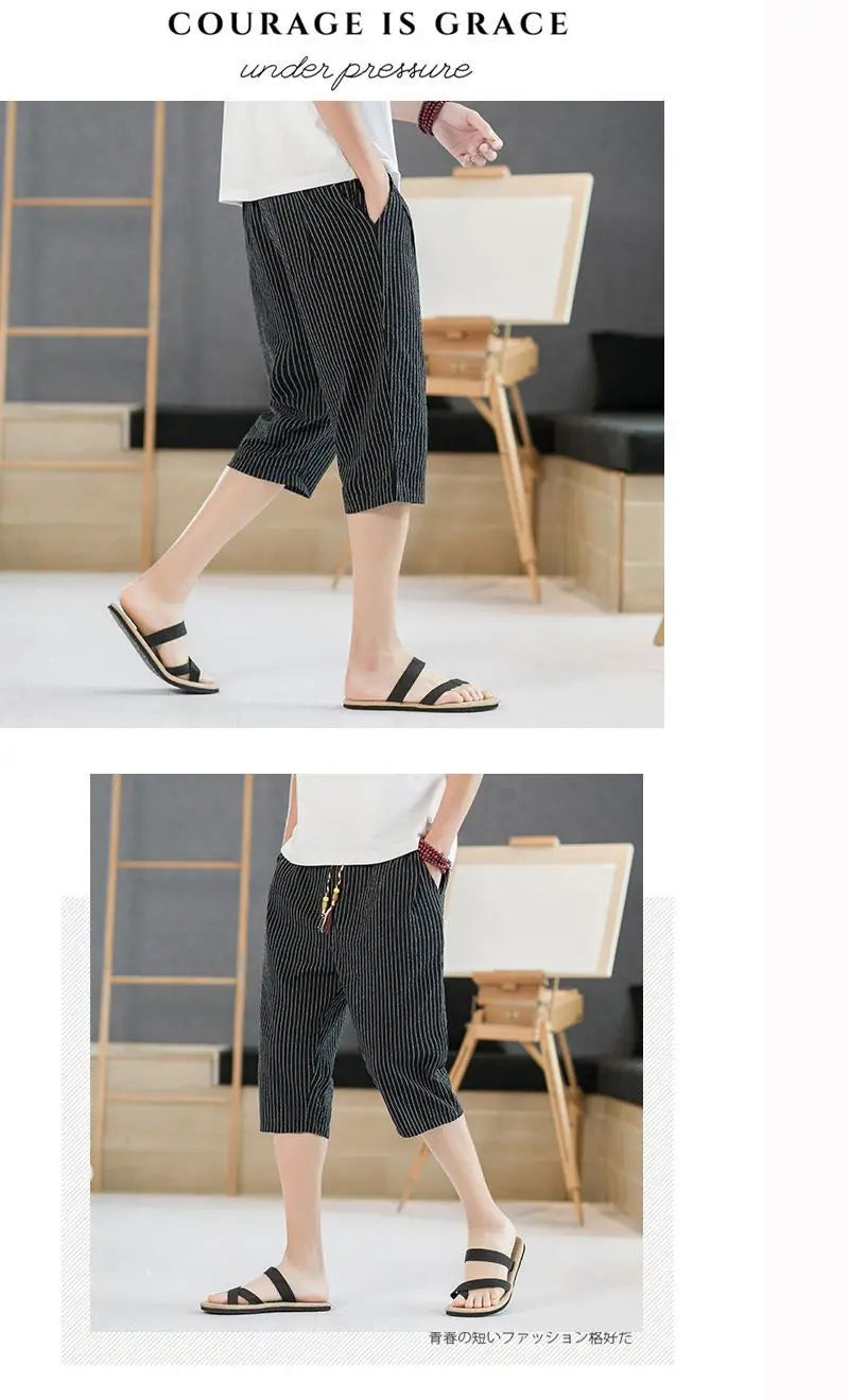 Polyester Cropped Pants