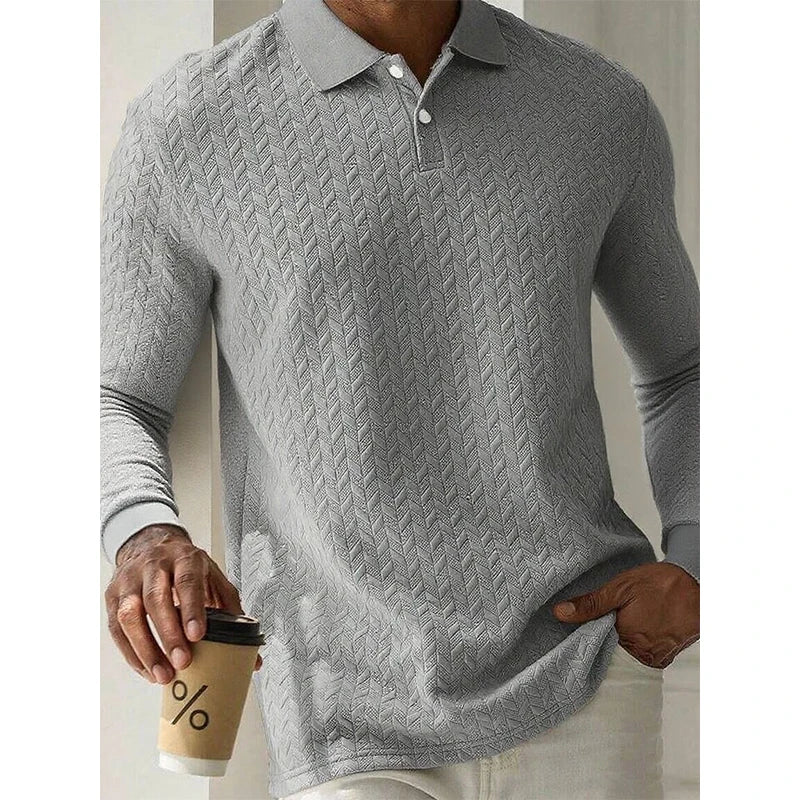 High Quality Long Sleeve Polo Shirt
