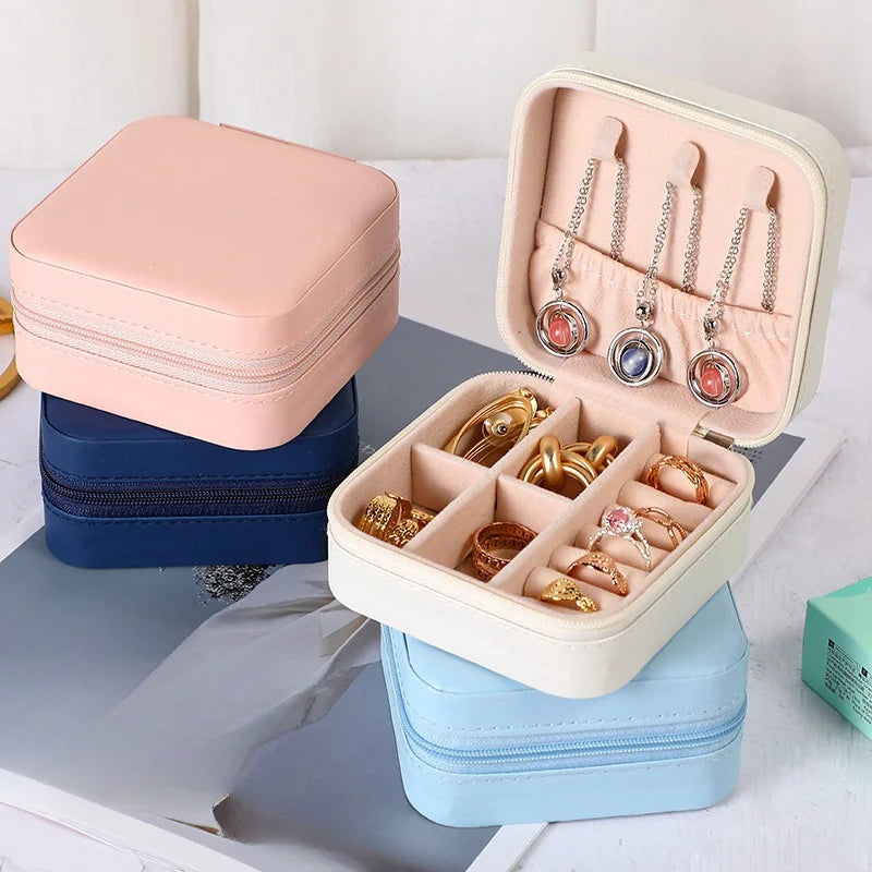 Luxury Mini Jewelry Box in Synthetic Leather