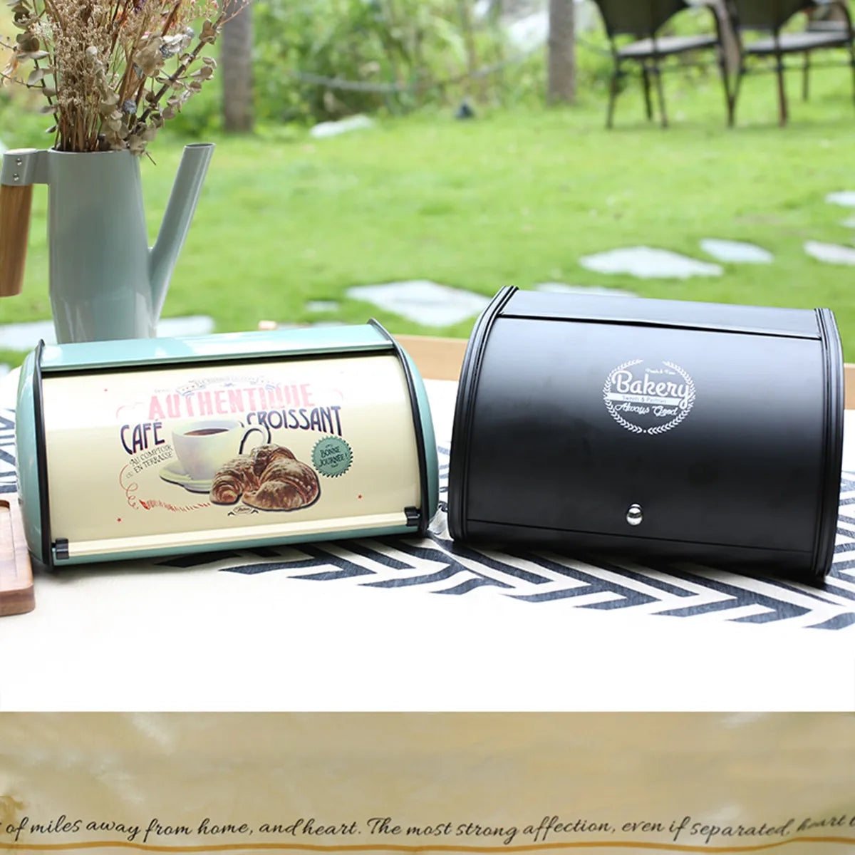 Bread Box with Clamshell Style Opening