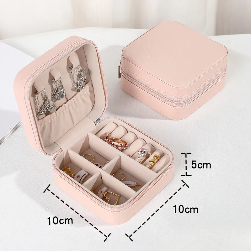 Luxury Mini Jewelry Box in Synthetic Leather