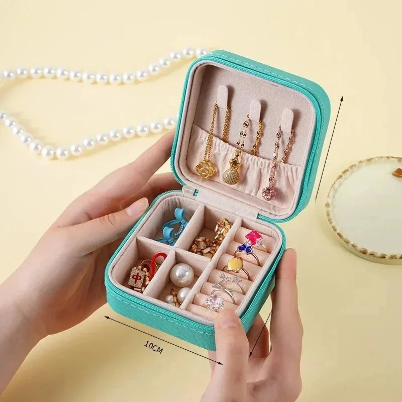 Luxury Mini Jewelry Box in Synthetic Leather
