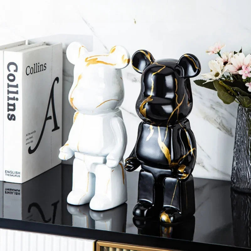 Bear Statue Aesthetic Luxury Decoration for Living Room