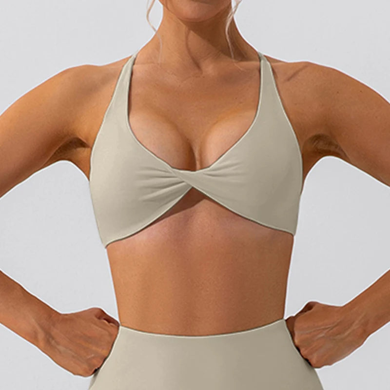 Sexy Women's Gym Top with Crease