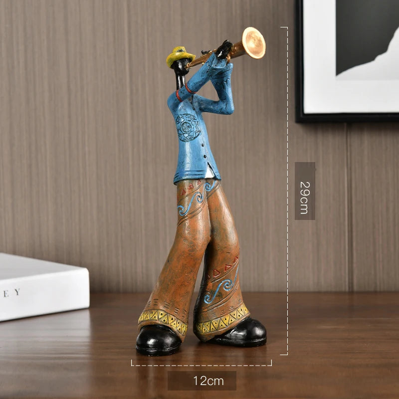 Decorative Sculpture of an American Band