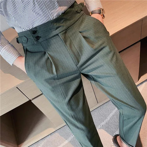 Men's slim fit office pants