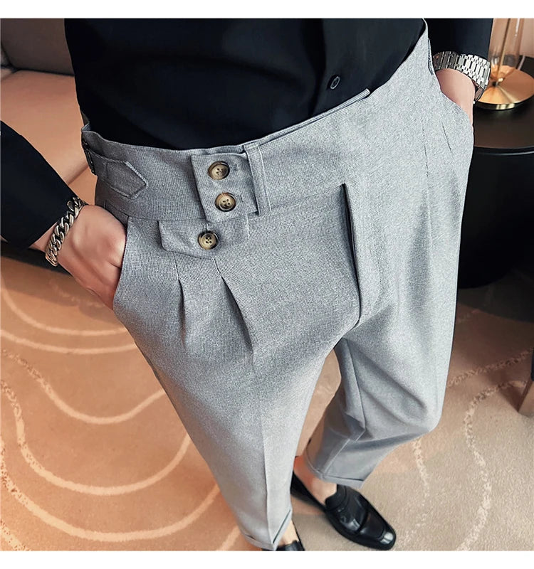 Slim Fit British Style Dress Pants