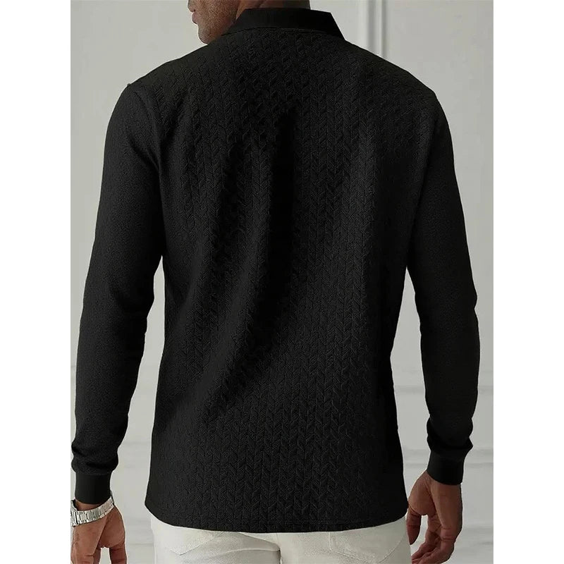 High Quality Long Sleeve Polo Shirt