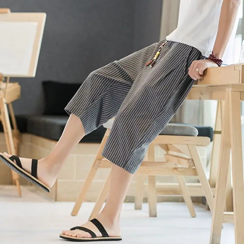 Polyester Cropped Pants