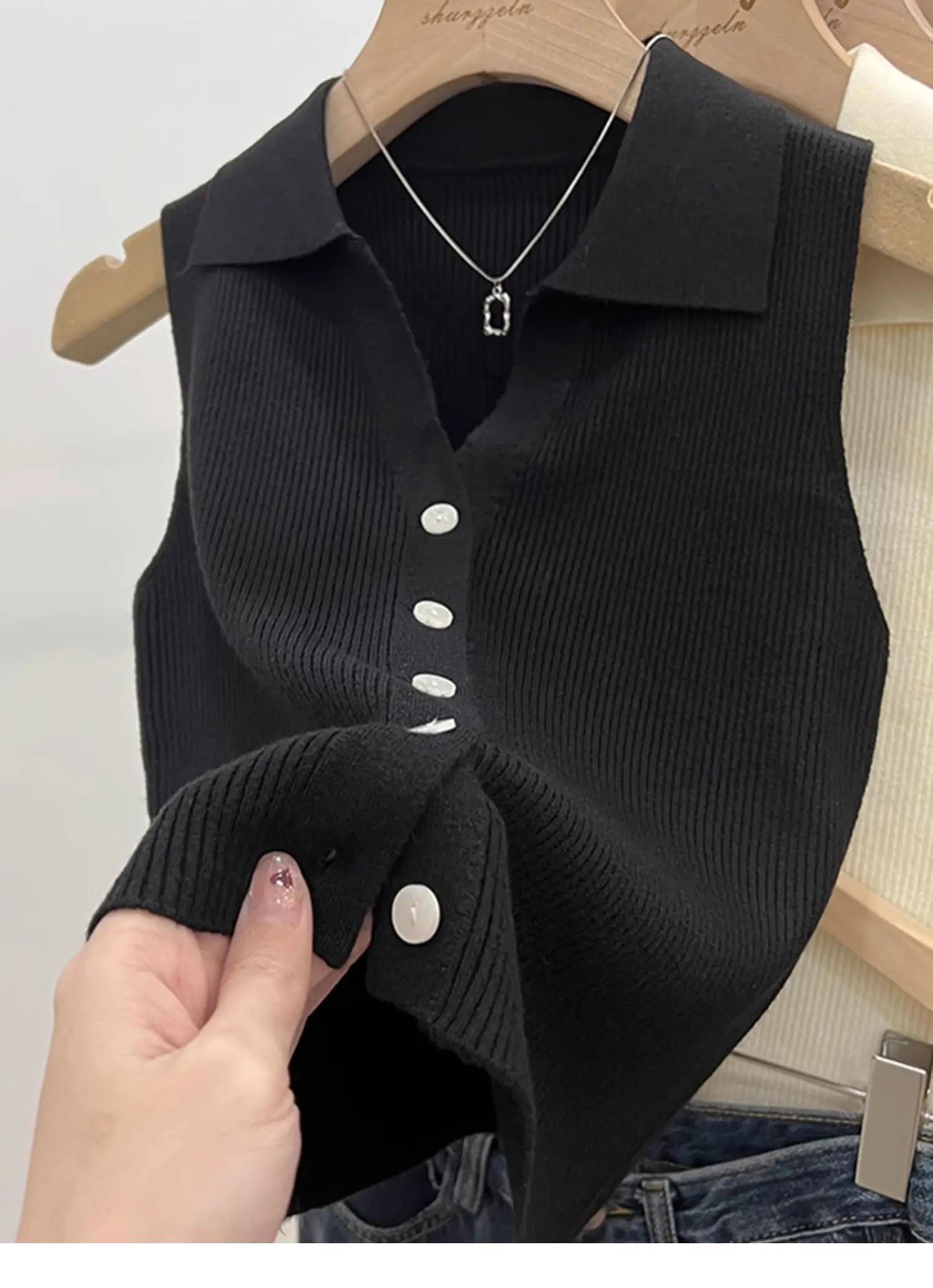 Slim Korean Knitted Cardigan