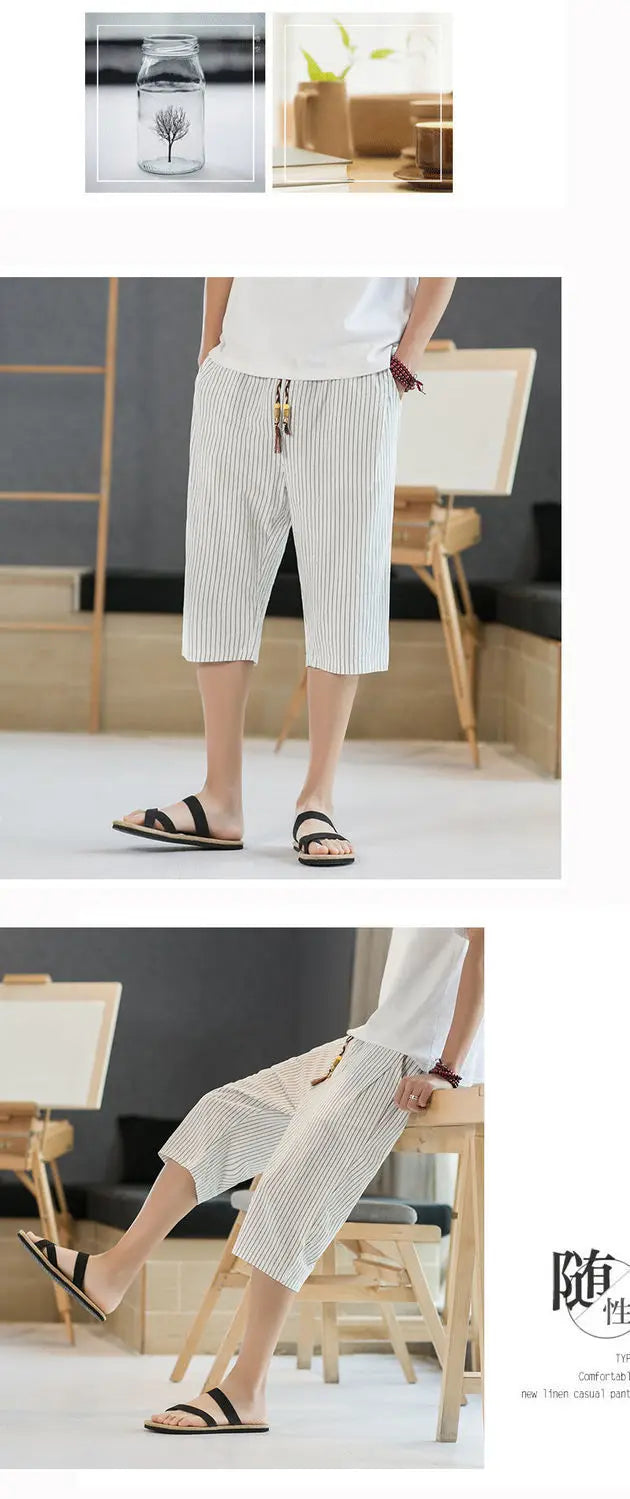 Polyester Cropped Pants