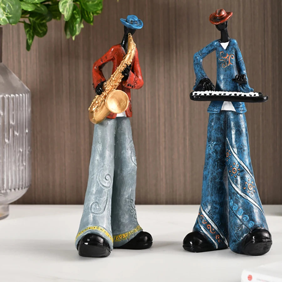 Decorative Sculpture of an American Band