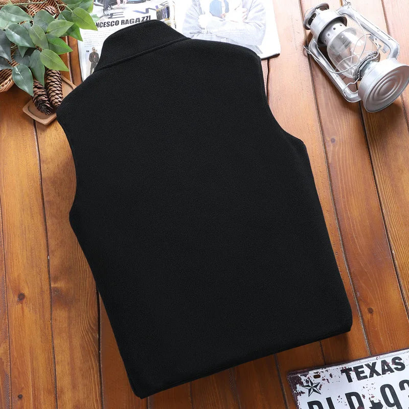 Plus Size Fashion Jacket with Zipper Pockets