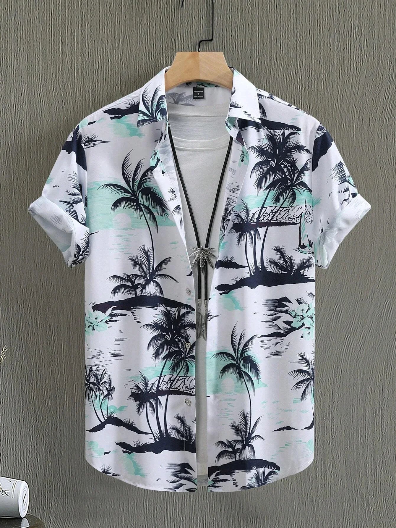 Stylish Vintage Men's Beach Shirt
