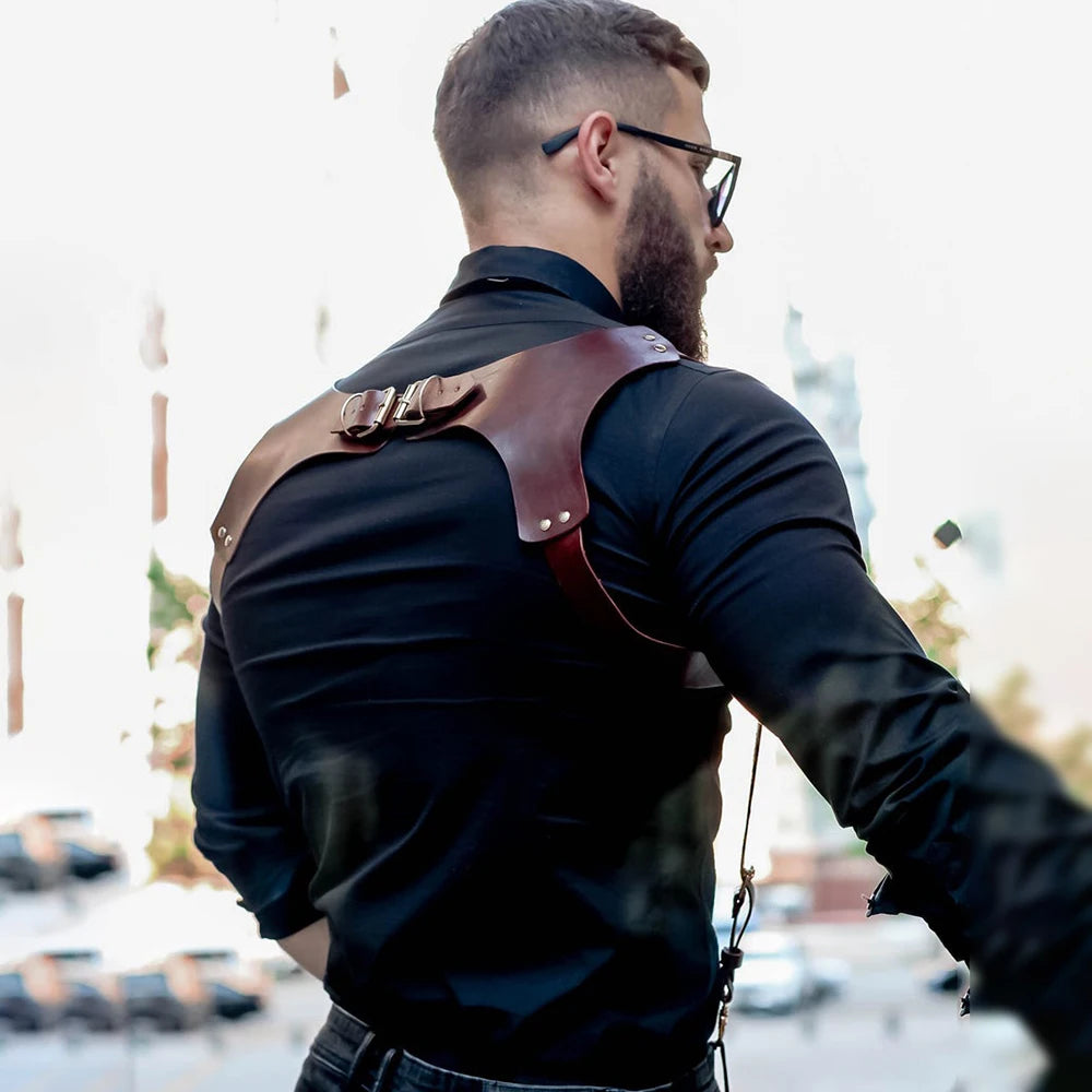 Men's Leather Suspenders