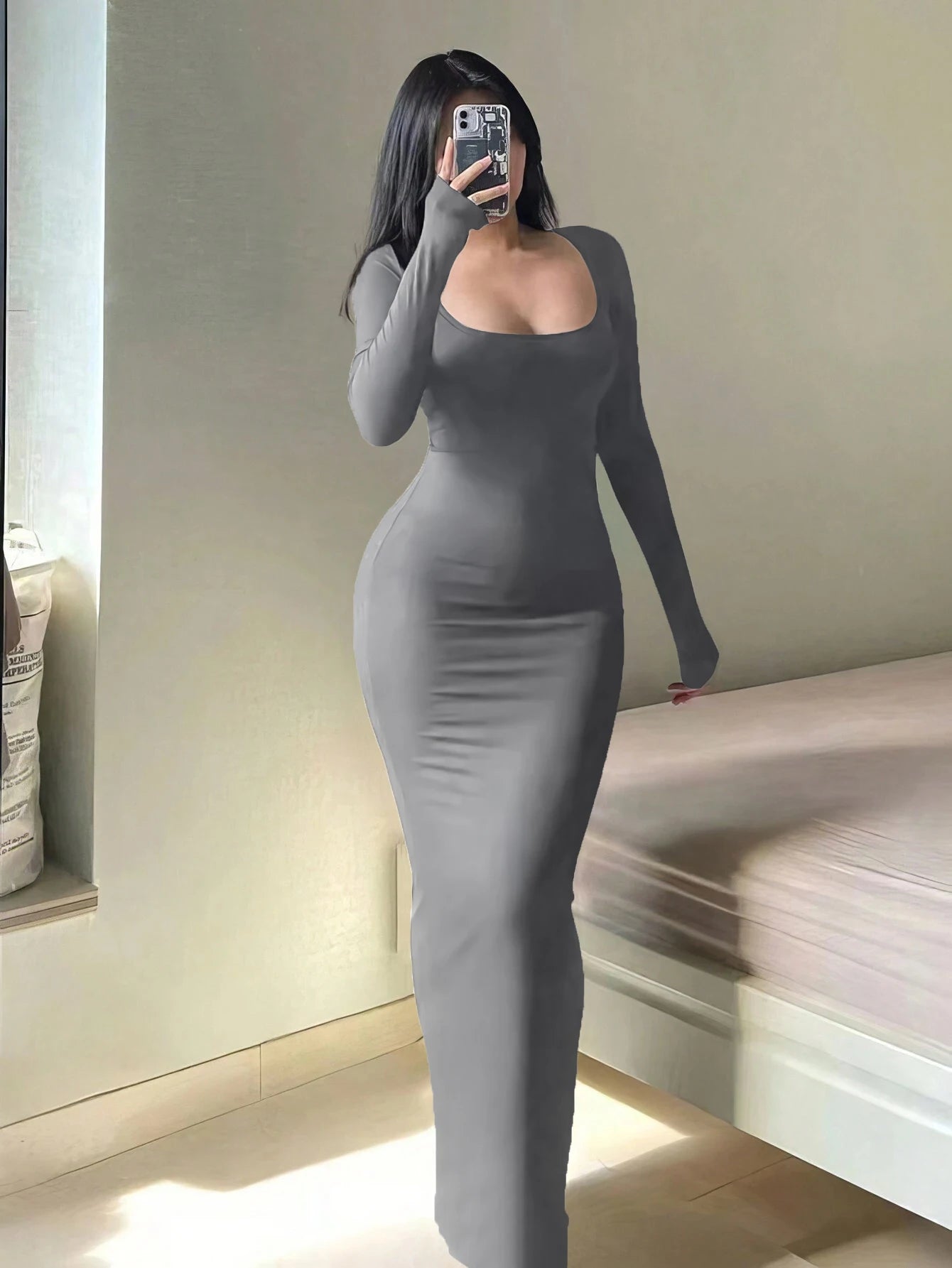 Women's Slim Elegant Minimalist Dress