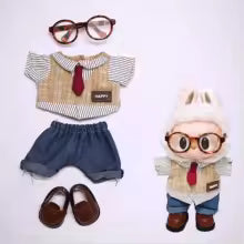 Handmade Clothes Set for Labubu Doll