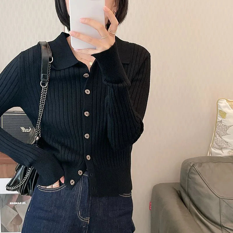 Stylish Korean Fashion Knitted Cardigan