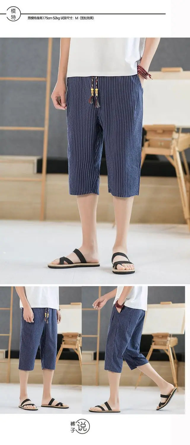 Polyester Cropped Pants