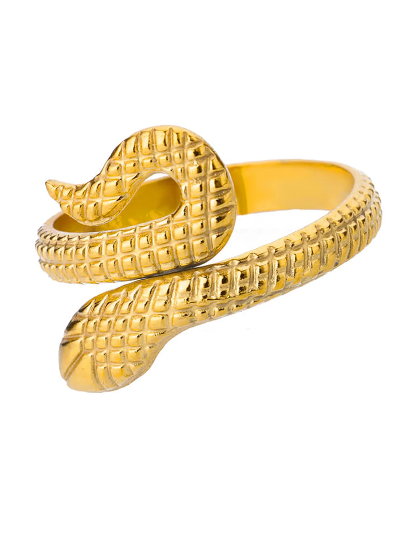 Snake Ring in 18K Gold Plated Stainless Steel