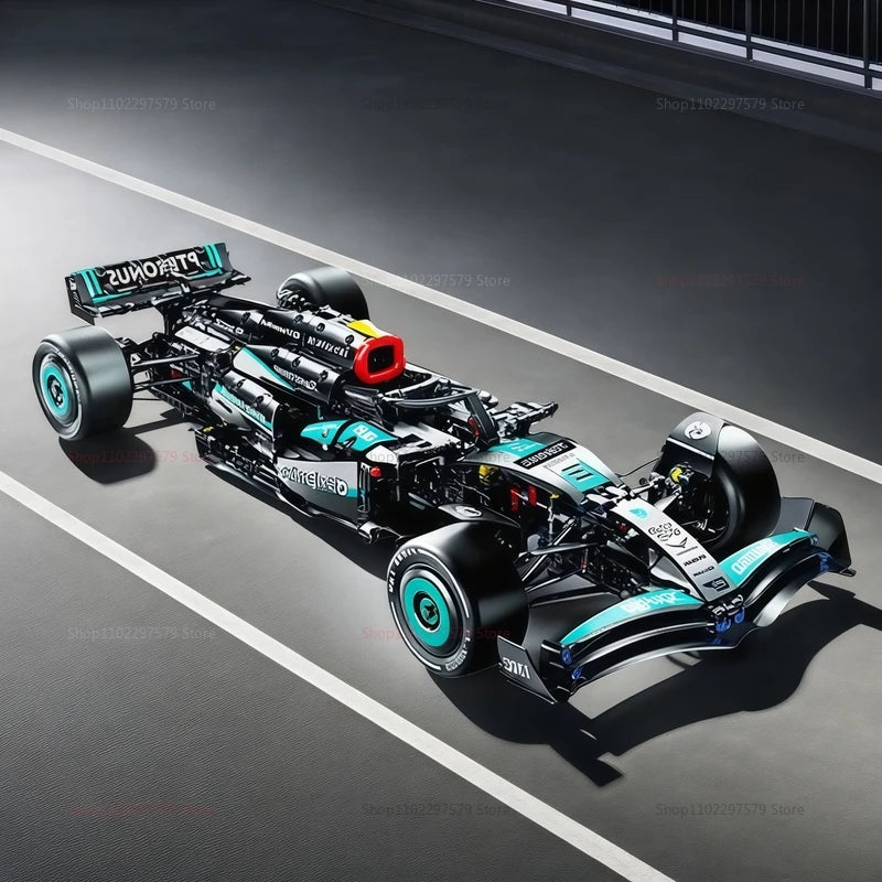 Realistic Formula 1 racing car model