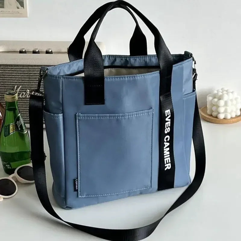 New Casual Large Capacity Waterproof Nylon Shoulder Tote Bag