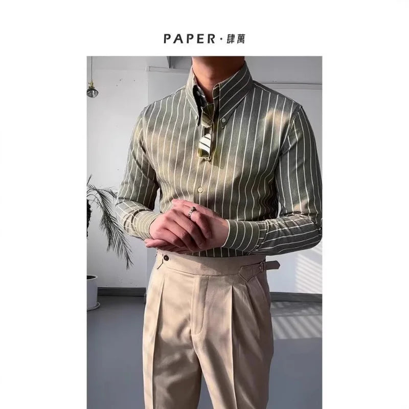 Striped Long Sleeve Shirt