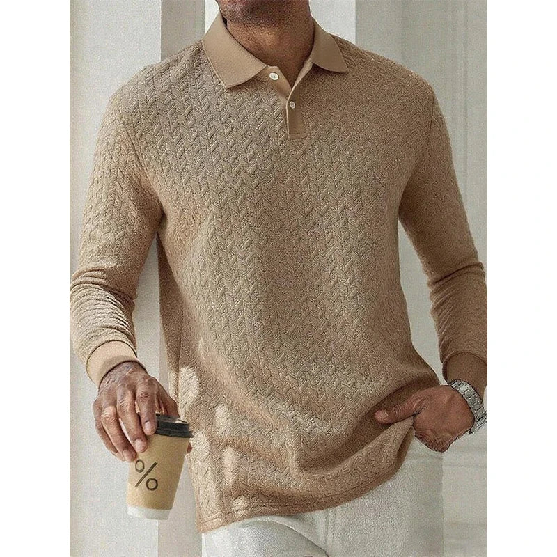 High Quality Long Sleeve Polo Shirt
