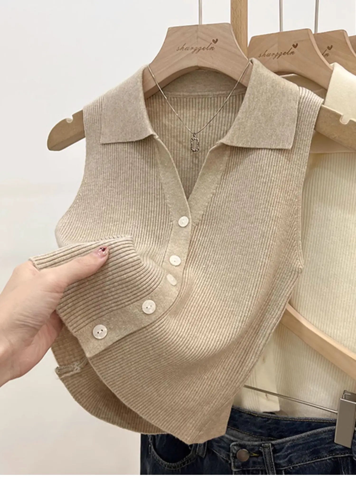 Slim Korean Knitted Cardigan
