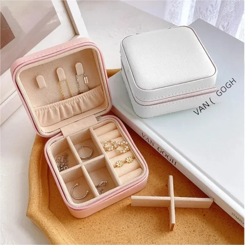 Luxury Mini Jewelry Box in Synthetic Leather