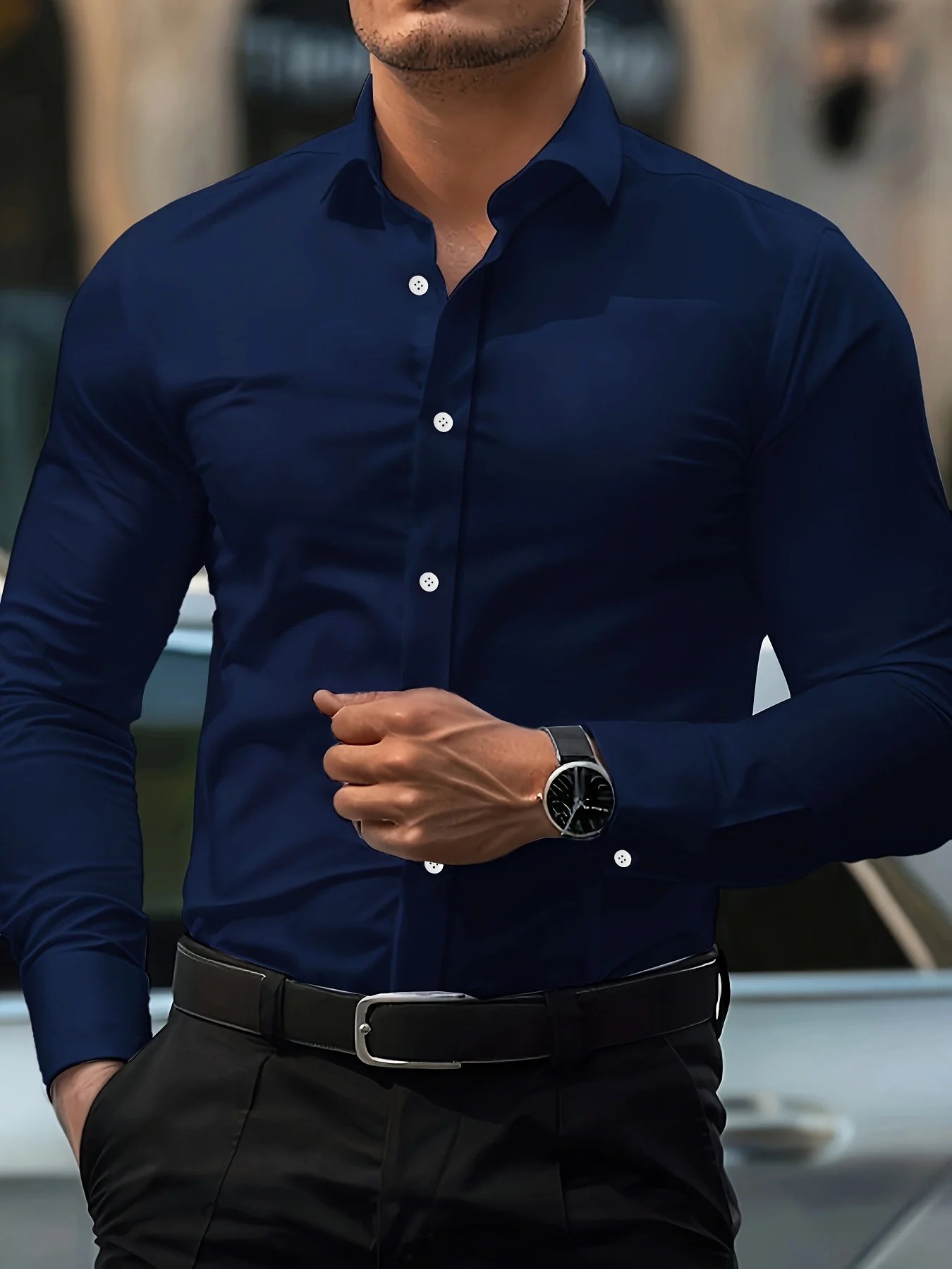 Elegant and Versatile Dress Shirt