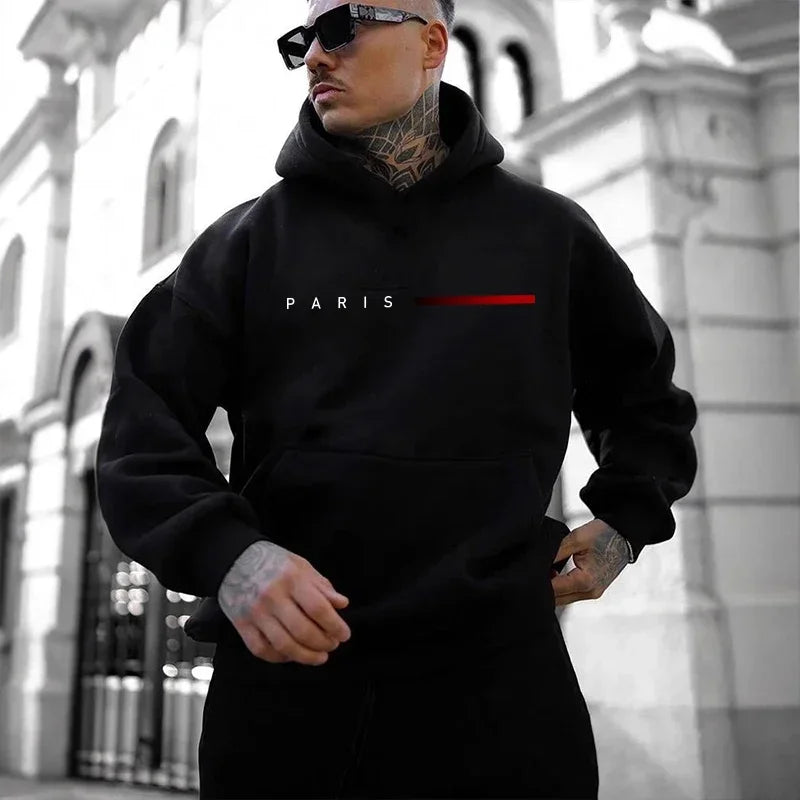 2025 Men's Home Outdoor Comfortable Fashion Hoodie Paris Fashion Men's Hoodie All Season Daily Casual Sports Hoodie