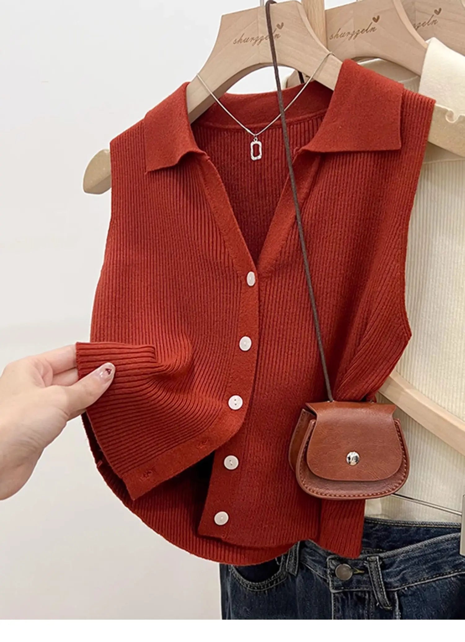 Slim Korean Knitted Cardigan