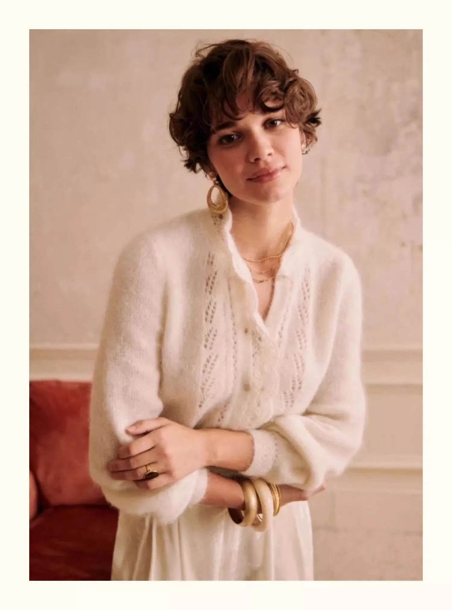 French Style Knitted Cardigan
