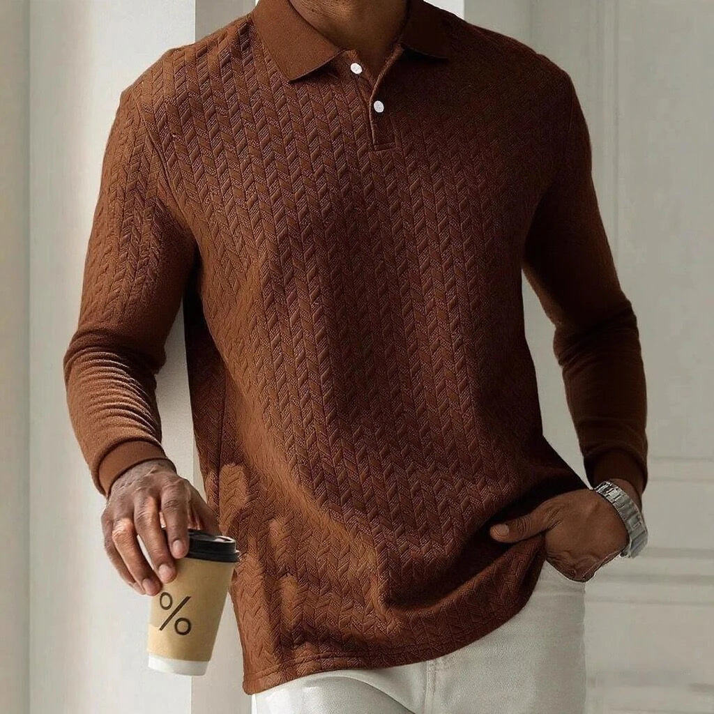 High Quality Long Sleeve Polo Shirt